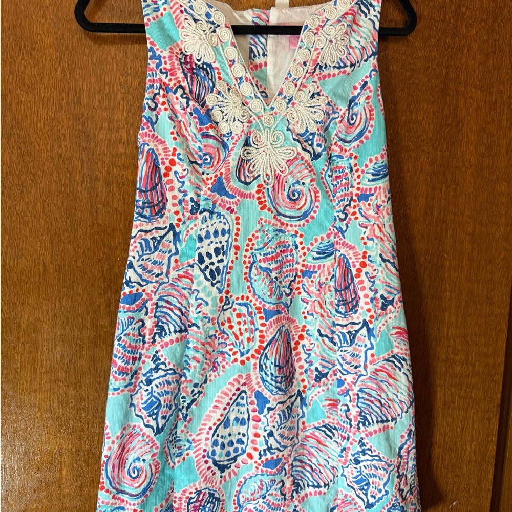 Lilly Pulitzer Multicolor Dress with Embroidered Details